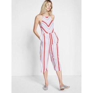 Express colorful chevron jumpsuit
